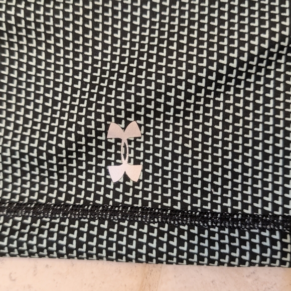 Woman's Blue and Gray Patterned Leggings - Picture 5 of 6